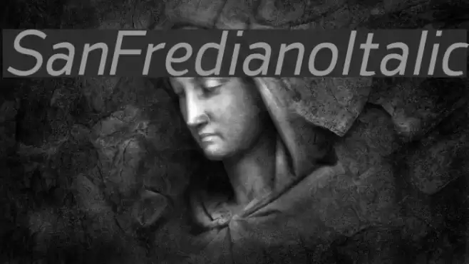 SanFrediano-Italic Font examples