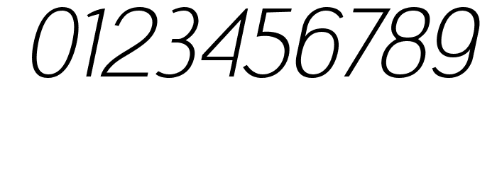 SanFrediano-LightItalic Font OTHER CHARS
