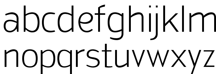 SanFrediano-Light Font LOWERCASE