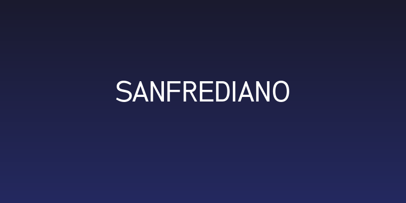 SanFrediano Social Header