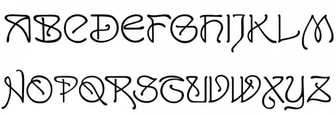 SanRemo خط أحرف صغيرة