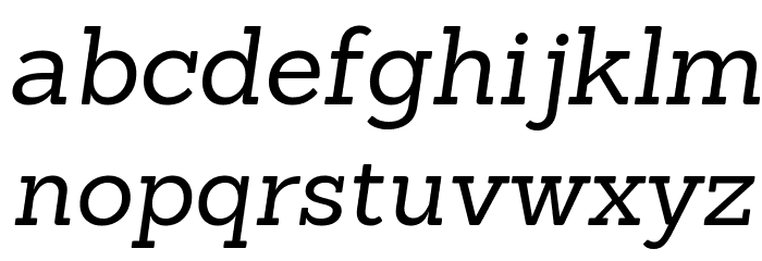 Sanchez Italic Font LOWERCASE