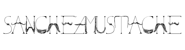 Sanchez Mustache  नि: शुल्क फ़ॉन्ट्स डाउनलोड