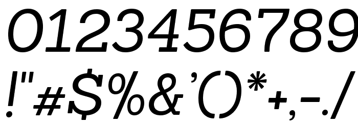Sanchez-RegularItalic Font OTHER CHARS