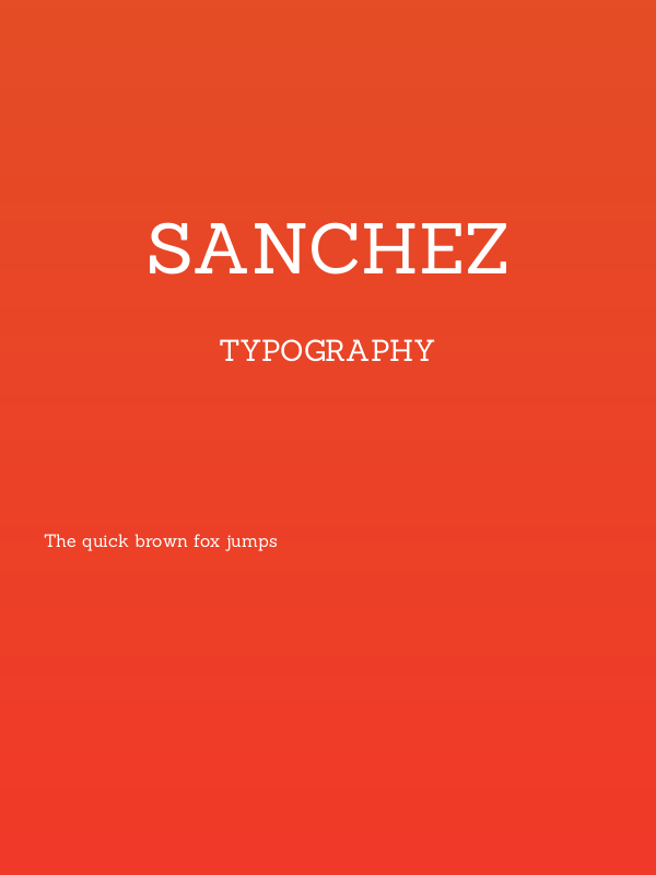 Sanchez Poster