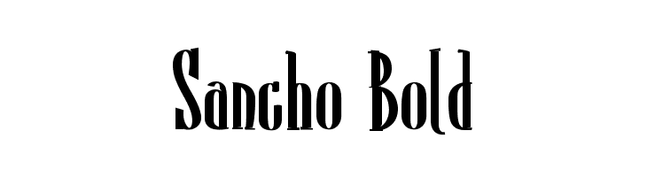 Sancho Bold  Fuentes Gratis Descargar