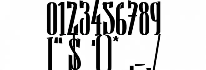 Sancho Bold Font OTHER CHARS