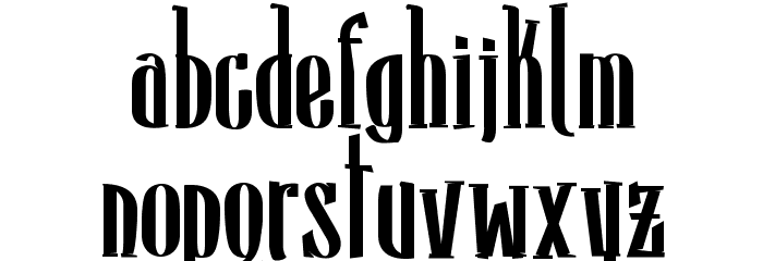 Sancho Bold Font LOWERCASE