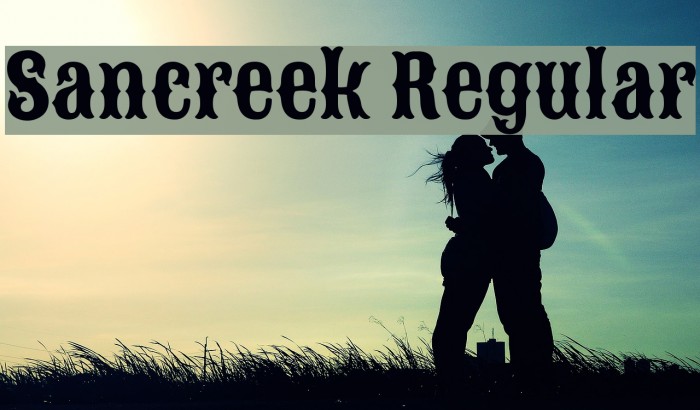 Sancreek Regular Font examples
