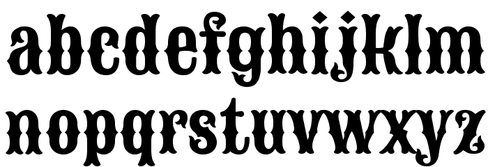 Sancreek Regular Font LOWERCASE