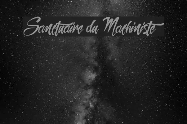 Sanctuaire du Machiniste Font examples