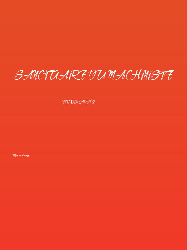 Sanctuaire du Machiniste Poster