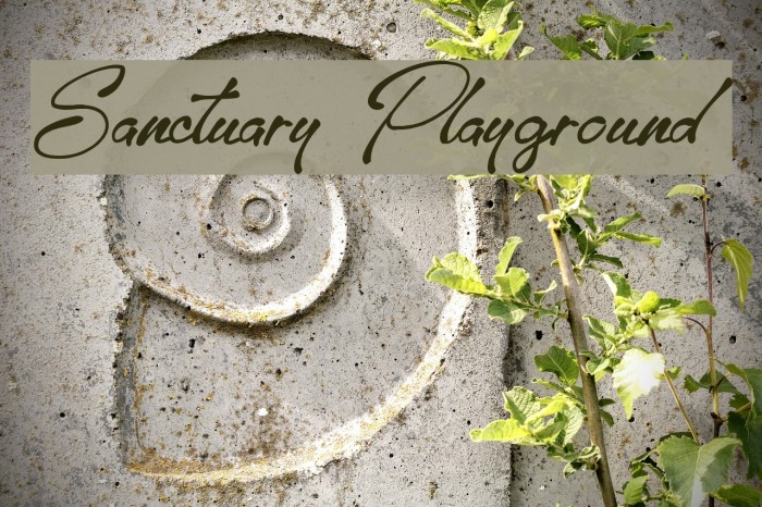 Sanctuary Playground Font examples