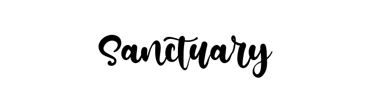 Sanctuary  フリーフォントのダウンロード