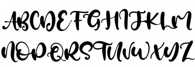 Sanctuary Font UPPERCASE