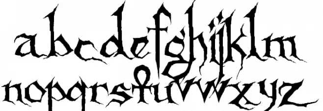 Sanctuary Schriftart Groß