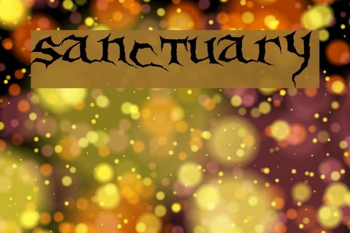 Sanctuary Font examples