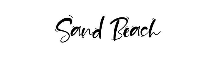 Sand Beach  font caratteri gratis