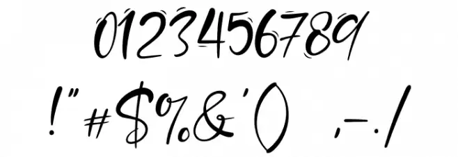 Sand Beach Font OTHER CHARS