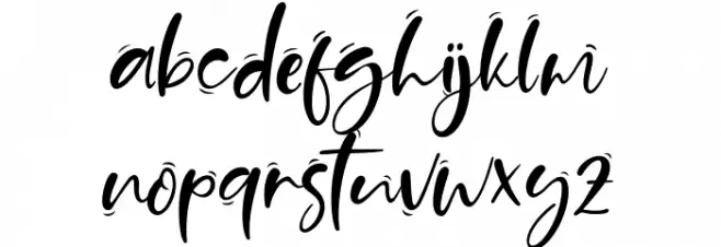 Sand Beach خط أحرف صغيرة