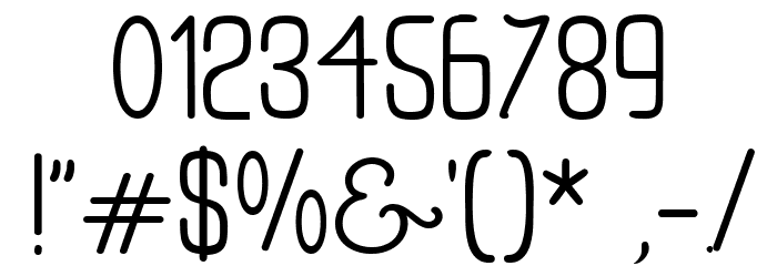 Sand Forest Demo Regular Font OTHER CHARS