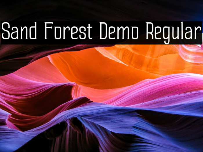 Sand Forest Demo Regular Example 1