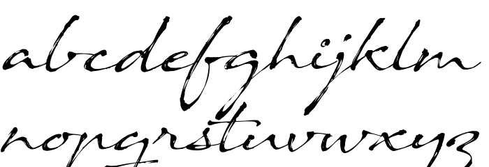SandDunes Font LOWERCASE