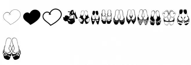 Sandal x LOVE خط أحرف كبيرة