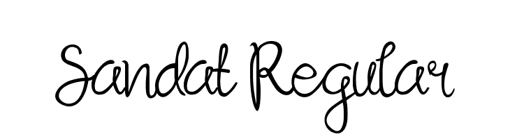 Sandat Regular Font