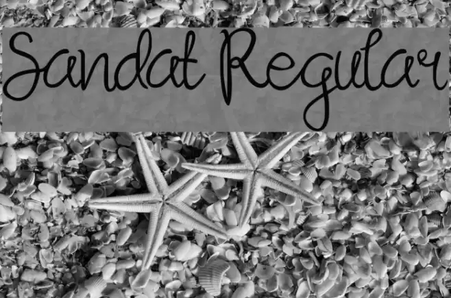 Sandat Regular Font examples