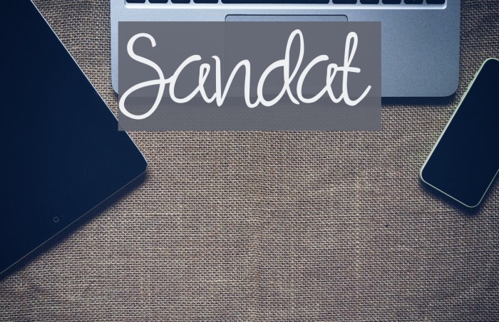 Sandat Font examples
