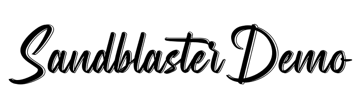 Sandblaster Demo  免费字体下载
