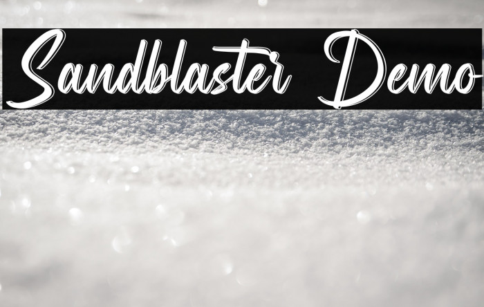 Sandblaster Demo Example 2