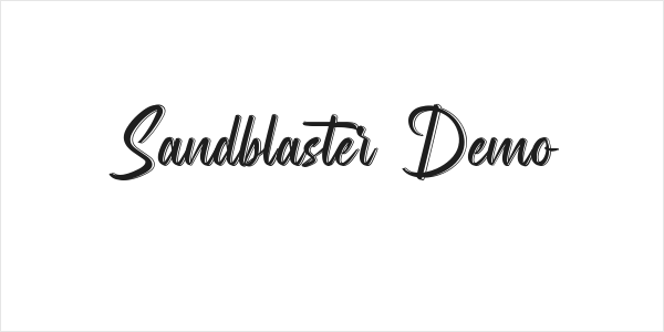Sandblaster Demo Logo