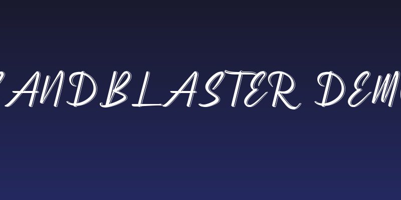 Sandblaster Demo Social Header