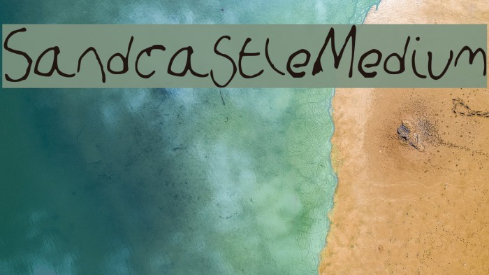 SandcastleMedium Font examples