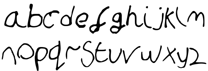 SandcastleMedium Font LOWERCASE