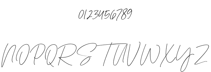 Sanderland Font OTHER CHARS