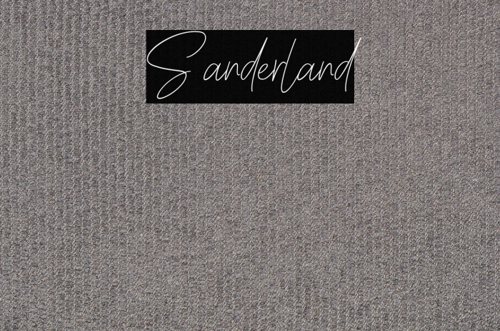 Sanderland Example 1