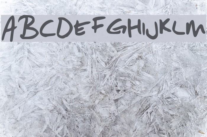 Sander's Scribble Font examples