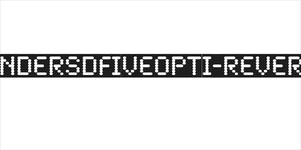SandersDFiveOpti-Reverse Logo