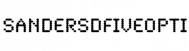 SandersDFiveOpti  Descarca Fonturi Gratis