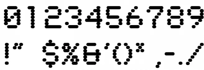 SandersDFiveOpti Font OTHER CHARS