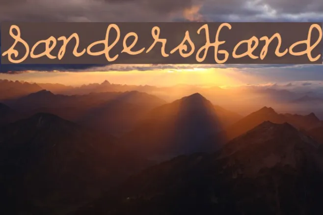 SandersHand Example 1