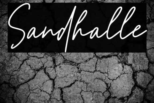 Sandhalle Font examples