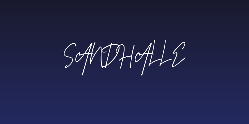 Sandhalle Social Header