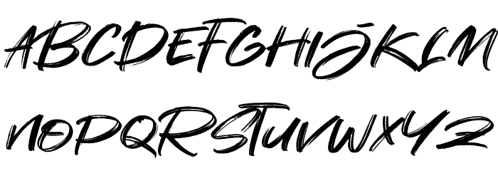 Sandiago Font LOWERCASE