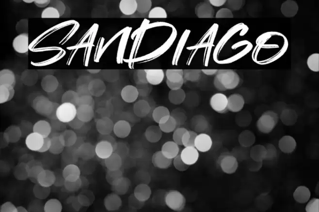 Sandiago Font examples