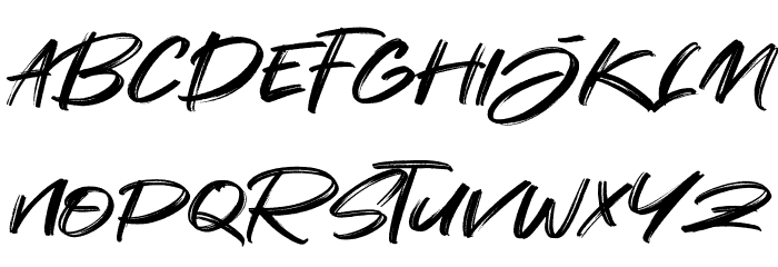 Sandiago Font LOWERCASE