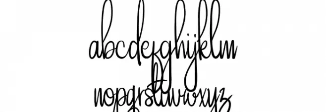 Sandle 字体 小写